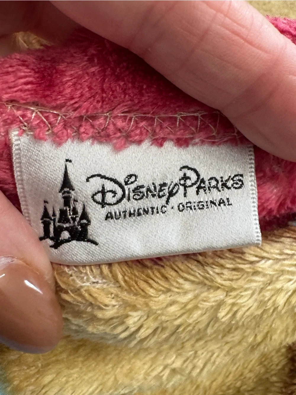 Disney Parks Vintage Patchwork Throw Blanket – Blue, Tan, Brown, Burgundy